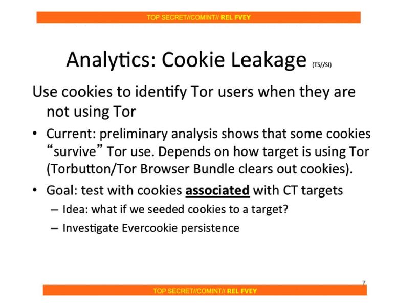 'Tor Stinks' NSA presentation